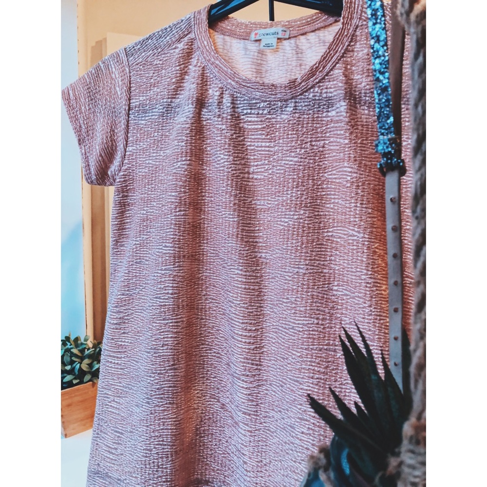 Crew cuts Shimmery Top